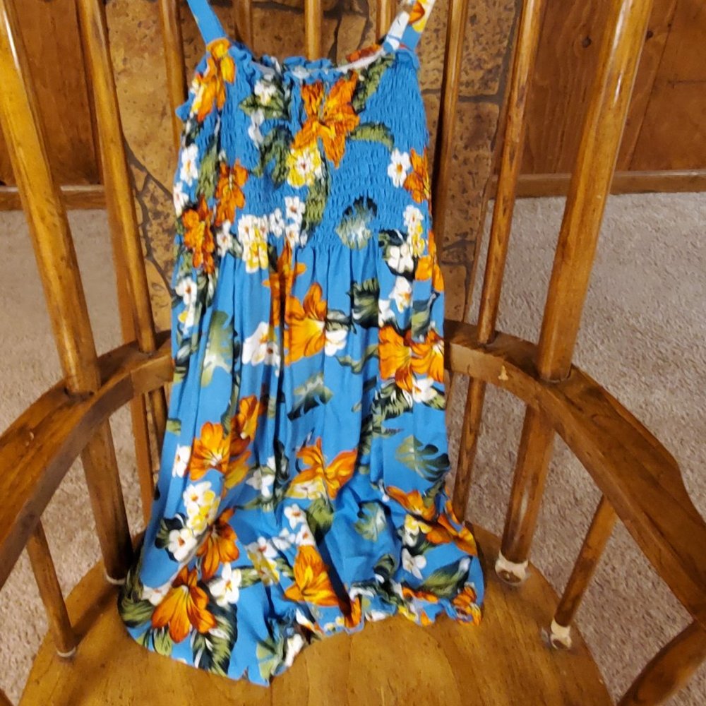 Blue Floral Dress